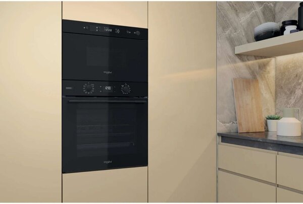 Whirlpool MBNA900B Mikrohullámú sütő, 22L, 750W, JetDefrost, Gyermekzár, Fekete