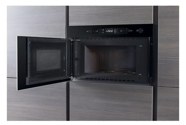 Whirlpool MBNA900B Mikrohullámú sütő, 22L, 750W, JetDefrost, Gyermekzár, Fekete