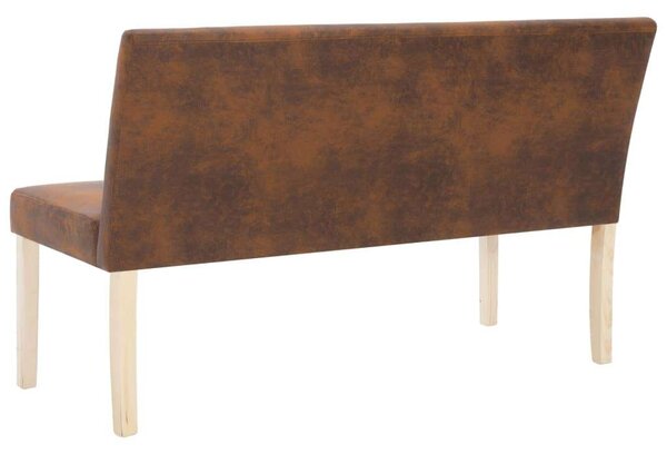 Elegáns Műbőr Pad - Fenyőfa Váz - 139,5 cm