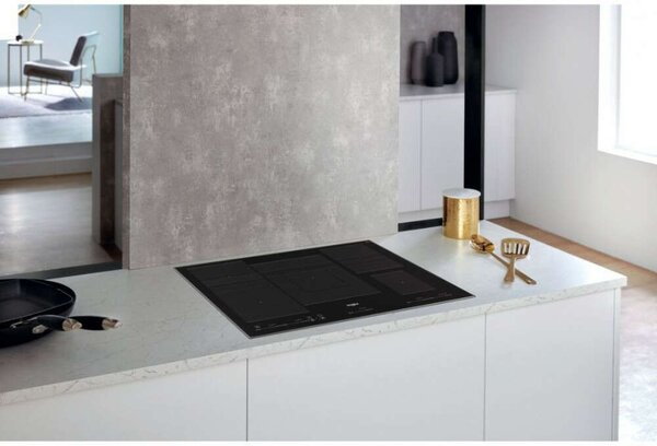 Whirlpool WT 1090 BA Beépíthető indukciós főzőlap, 90 cm, 5 főzőzóna, FlexiCook, Fekete