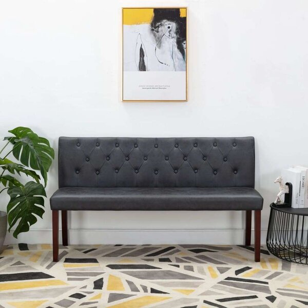Modern Pad - Szürke Művelúr - 148,5 cm