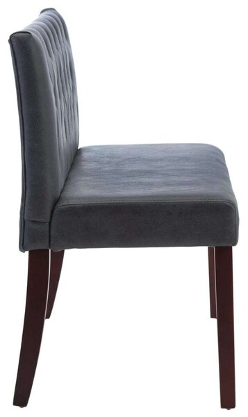 Modern Szürke Művelúr Pad - 120 cm