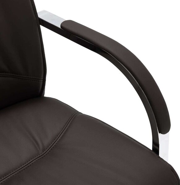 Modern Karfás Irodai szék - Fekete Műbőr - Ergonomikus