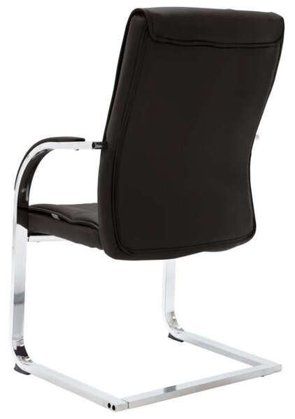 Modern Karfás Irodai szék - Fekete Műbőr - Ergonomikus