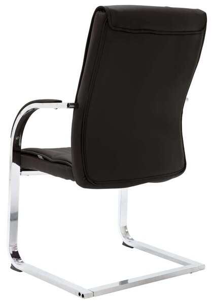 Modern Karfás Irodai szék - Fekete Műbőr - Ergonomikus