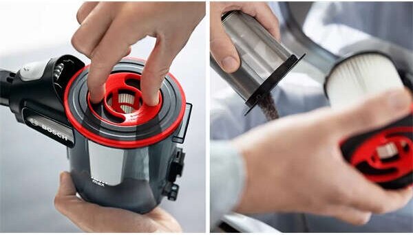 Bosch BBS712A vezeték nélküli álló Porszívó, Fekete