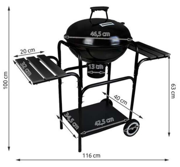 KERTI GRILL FEDŐVEL