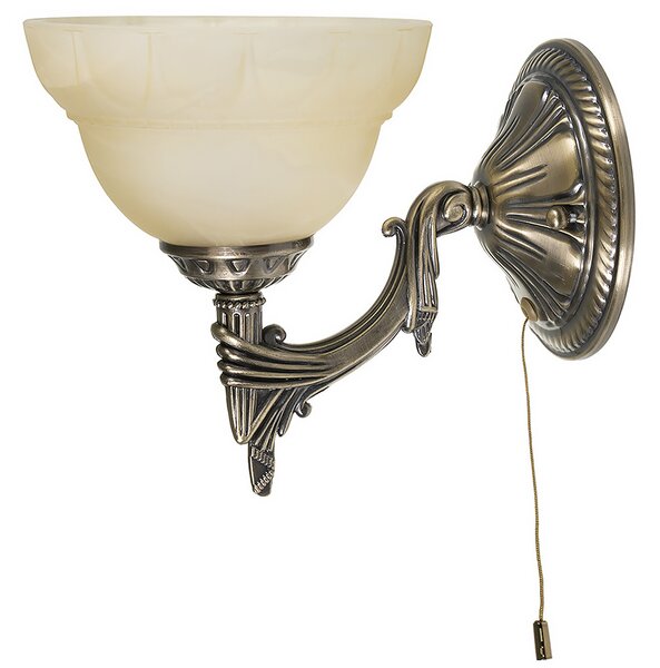 Eglo Marbella fali lámpa, bonz, 1xE14 foglalattal