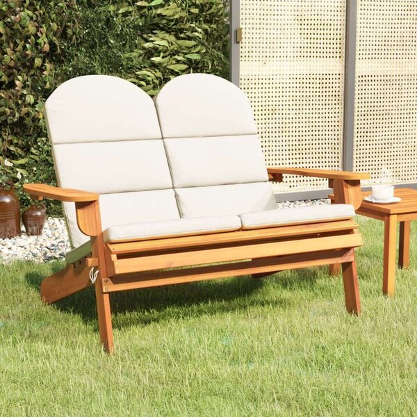 Akácfa Adirondack Kerti Pad - 2 személyes - 126cm