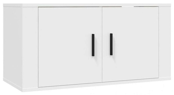 Modern Falra Szerelhető TV Szekrény Szett - Fehér - 160cm