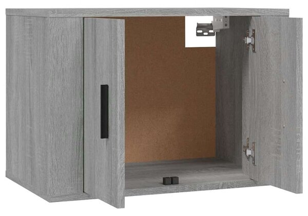 3 db Falra Szerelhető TV Szekrény - Sonoma Szürke - 57x34,5x40 cm