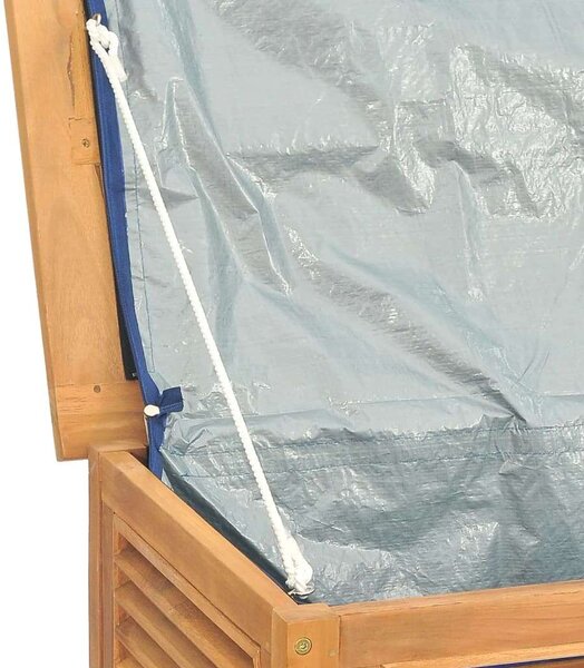 Teakfa Kerti Tárolóláda - 200x50x53 cm