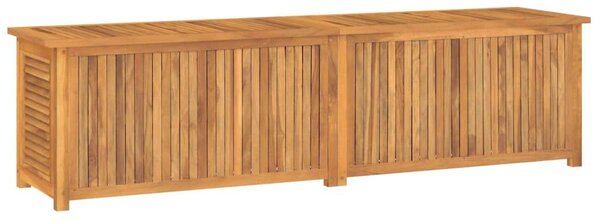 Teakfa Kerti Tárolóláda - 200x50x53 cm
