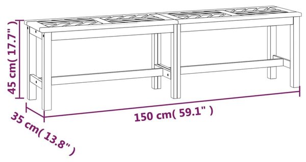 Akácfa Kerti Pad - 150 cm