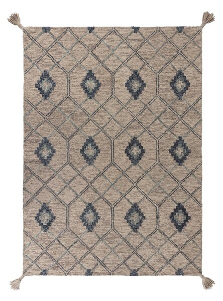Diego szürke gyapjú szőnyeg, 160 x 230 cm - Flair Rugs