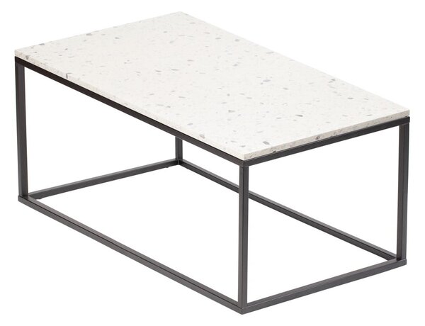 Bianco dohányzóasztal kő asztallappal, hosszúság 110 cm - RGE