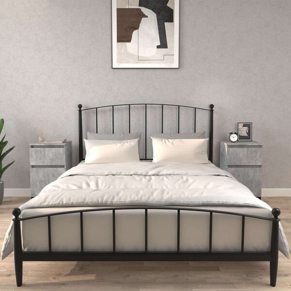 Modern Éjjeliszekrény Szett - 2 db - Betonszürke - 40x35x70 cm