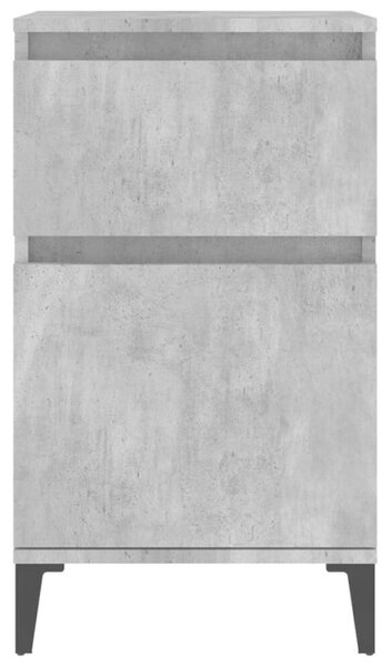 Modern Éjjeliszekrény Szett - 2 db - Betonszürke - 40x35x70 cm