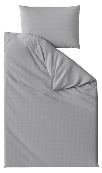 Krepp ágynemű DENYX BLEND szürke, hotelszárny Ágyneműhuzat mérete: 70 x 90 cm | 140 x 200 cm