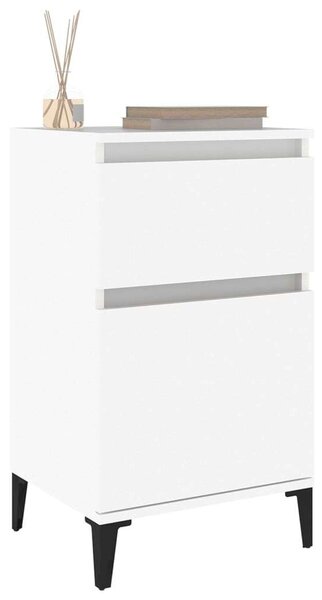 VIDAXL - Fehér Éjjeliszekrény (2 db) - 40x35x70 cm