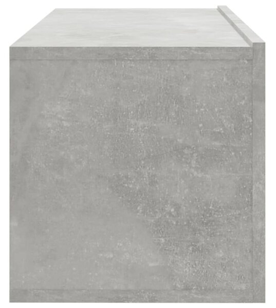 4 db Falra Szerelhető TV Szekrény - Betonszürke - 100x30x30 cm