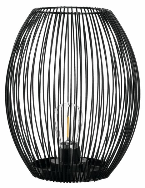 Leonardo Casolare LED lámpás 24cm fekete