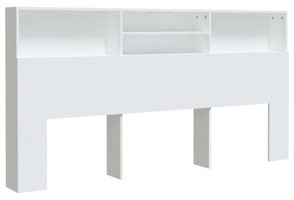 Áthidaló Szekrény - Fehér - Polcokkal - 200x19x103,5cm