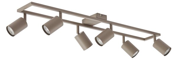 Mennyezeti Lámpa Lindby, Bravius, dimmable, Barna / Rozsdabarna, Nappali, Fém