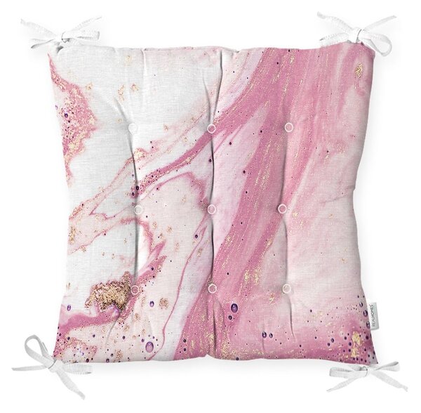 Pinky Abstract pamut keverék székpárna, 40 x 40 cm - Minimalist Cushion Covers