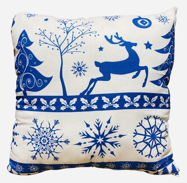 Antiallergén párna Christmas Kék 40x40cm TiaHome