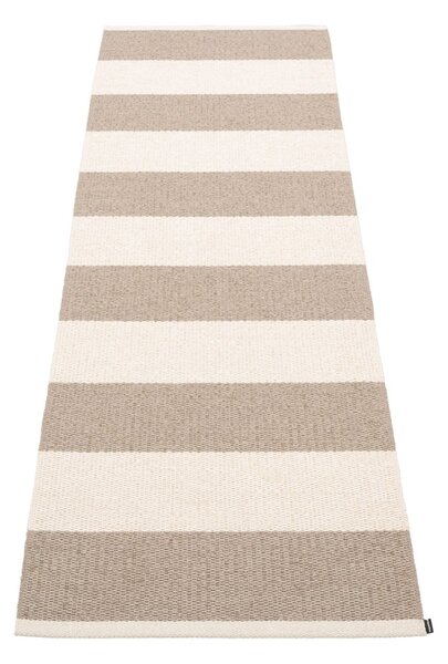 Bézs-krémszínű kültéri-beltéri futószőnyeg 70x225 cm Bob Mud Vanilla – Pappelina
