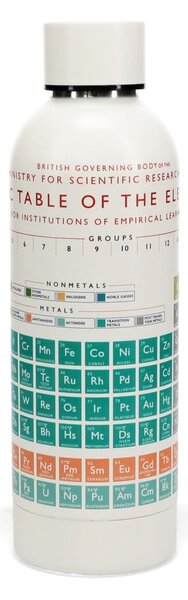 Krémszínű rozsdamentes acél utazó ivópalack 500 ml Periodic Table – Rex London