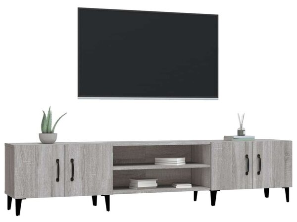 Sonoma Szürke TV Szekrény - 180 cm