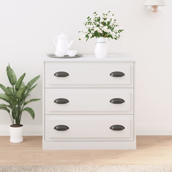 VidaXL Fehér Komód - 3 Fiók - 70x35,5x67,5 cm