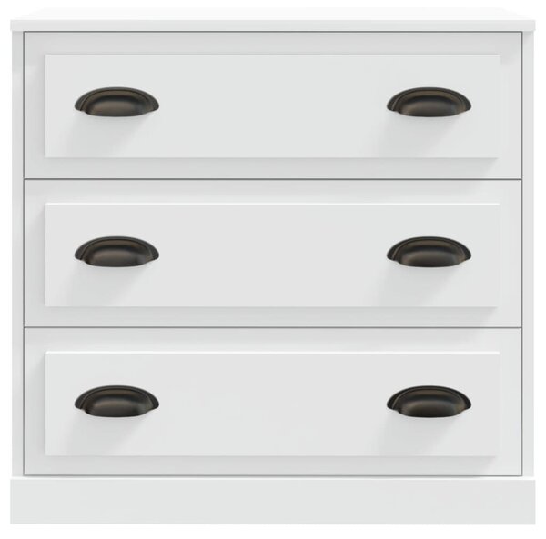 VidaXL Fehér Komód - 3 Fiók - 70x35,5x67,5 cm