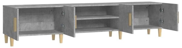 VidaXL TV-szekrény - Modern - Betonszürke - 180x31,5x40 cm