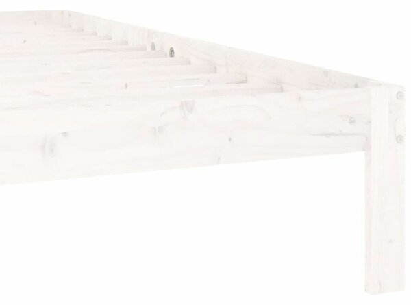 VIDAXL - Fehér Fenyőfa Ágykeret - 160x200 cm