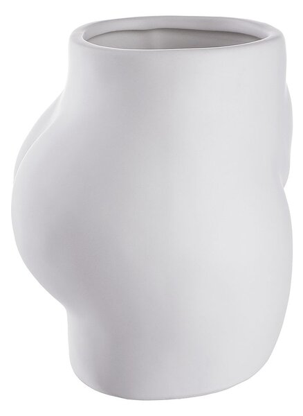 Váza/kaspó, fehér 15cm