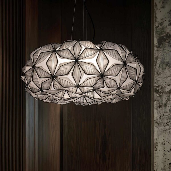 Függőlámpa Slamp, C'EST LA VIE, dimmable, Fekete, Nappali, Műanyag, Dizájn
