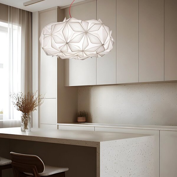 Függőlámpa Slamp, C'EST LA VIE, dimmable, Fehér, Nappali, Műanyag, Dizájn