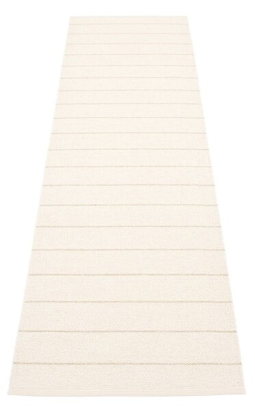 Krémszínű kültéri-beltéri futószőnyeg 70x270 cm Carl Vanilla – Pappelina