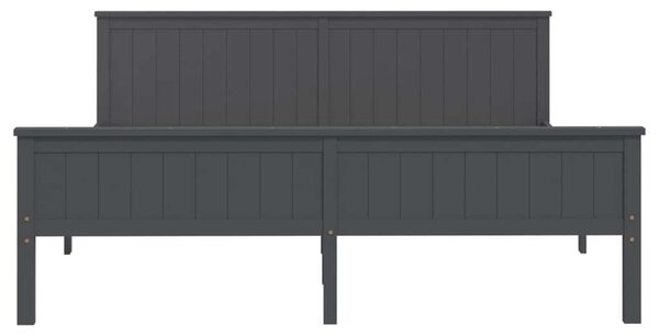 VIDAXL - Tömörfenyő Ágykeret - Franciaágy - 200x200 cm