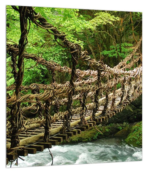 Gylogos híd a hegyi patak felett (30x30 cm)