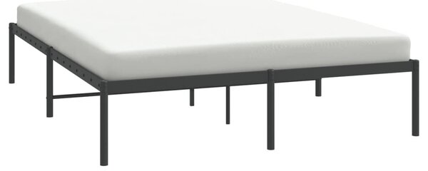 Fém Ágykeret - Fekete - 160x200 cm