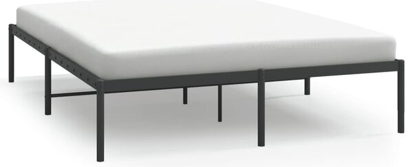 Fém Ágykeret - Fekete - 160x200 cm