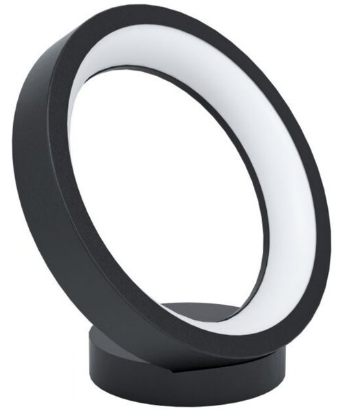 Eglo Marghera-C szabályozható asztali RGBW LED lámpa, fekete-fehér