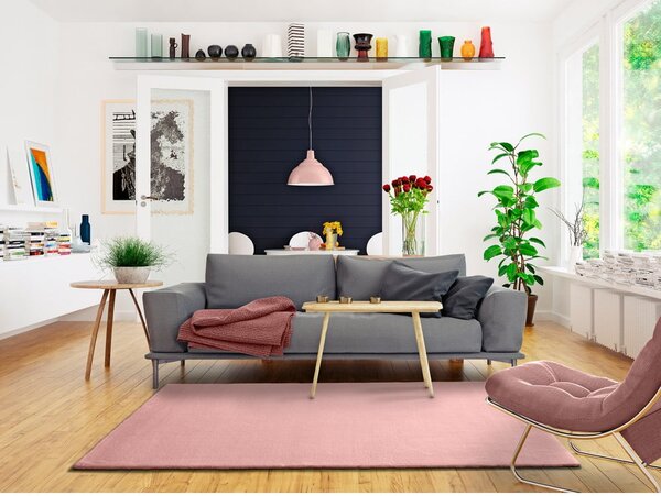 Berna Liso rózsaszín szőnyeg, 60 x 110 cm - Universal