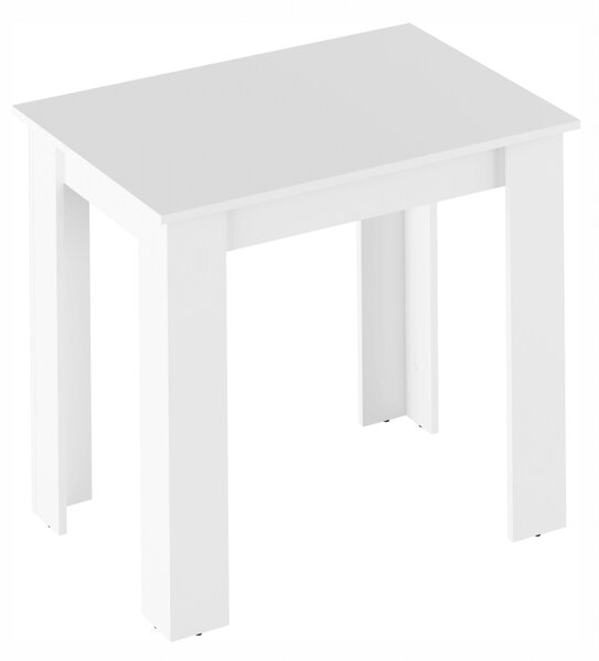 Étkezőasztal, fehér, 86x60 cm, TARINIO