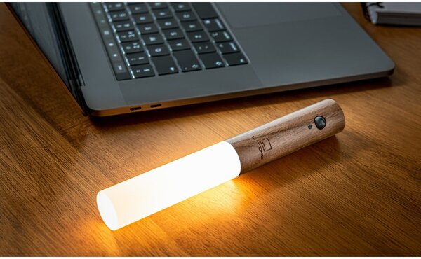Barna USB-s LED fali lámpa Baton – Gingko