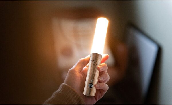 Barna USB-s LED fali lámpa Baton – Gingko